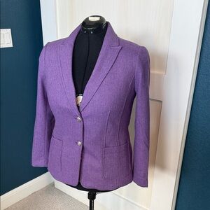 Talbots Rich Purple Blazer